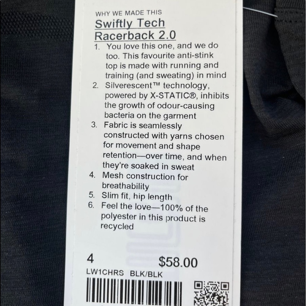 SOLD! Swifty Tech Racerback Tank - Picture 4 of 4